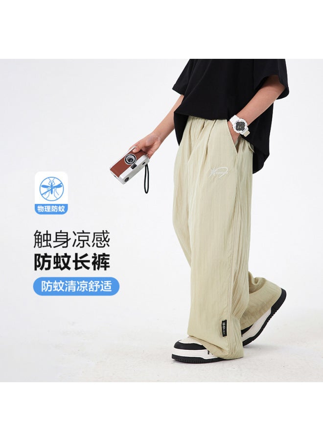 Boys' Summer Trendy Outdoor Loose Wide-leg Pants  New Style Children's Cool Anti-mosquito Pants Stylish Casual Pants