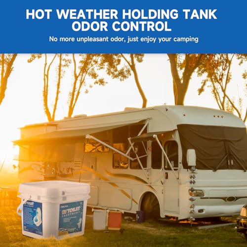 PAULINN RV Toilet Treatment Drop Ins, 50 Packs Septic Tank Treatment Pods Holding Tank Deodorizer for RV Black & Grey Water Tank Camper Marine Boat Camping - Image 5