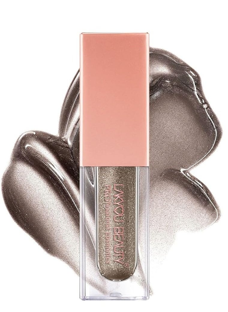 LAKYOU BEAUTY LAKYOU BEAUTY Metallic Glow Liquid Eyeshadow  Shade 1   Bold and Shimmery Metallic Finish  - Image 1