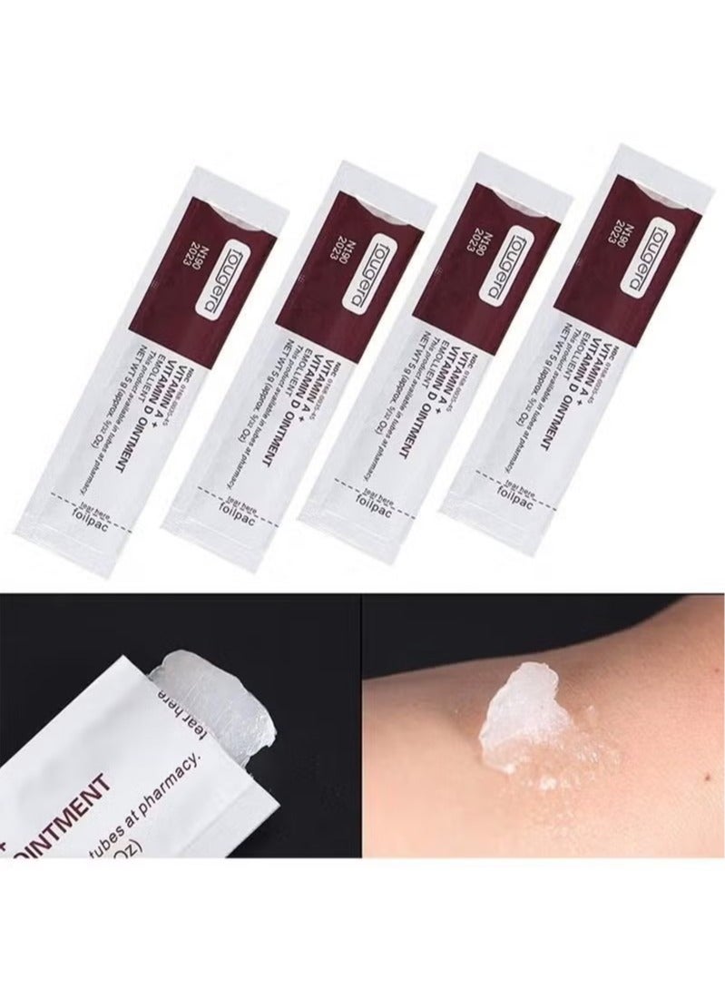Fougera Vitamin A And Vitamin D Ointment Emollient ,Tattoo Scar Repair Gel, Microblading Aftercare Ointment Anti-Inflammatory Anti Scar Tattoo Aftercare Cream for Makeup Microblading and Tattoo Healing 50Pcs - Image 3