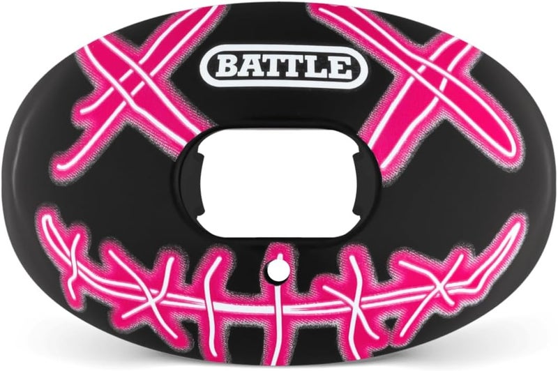 Battle Sports Oxygen Football Mouthguard - Football Mouth Guard with Strap, Superior Airflow & Better Performance, Maximum Breathability, Works with Braces - Image 1