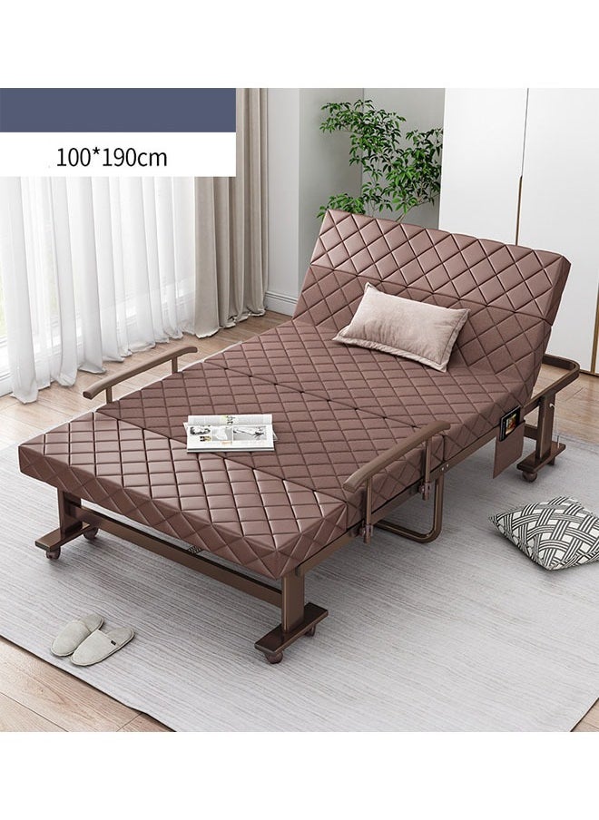 NKX Portable Folding and Simple Recliner Bed for Office and Home 100Cm  - Image 1