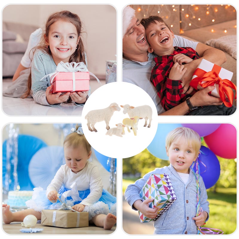 🧸 ألعاب أطفال متينة على شكل حيوانات الغنم لتنمية واللعب - Image 5