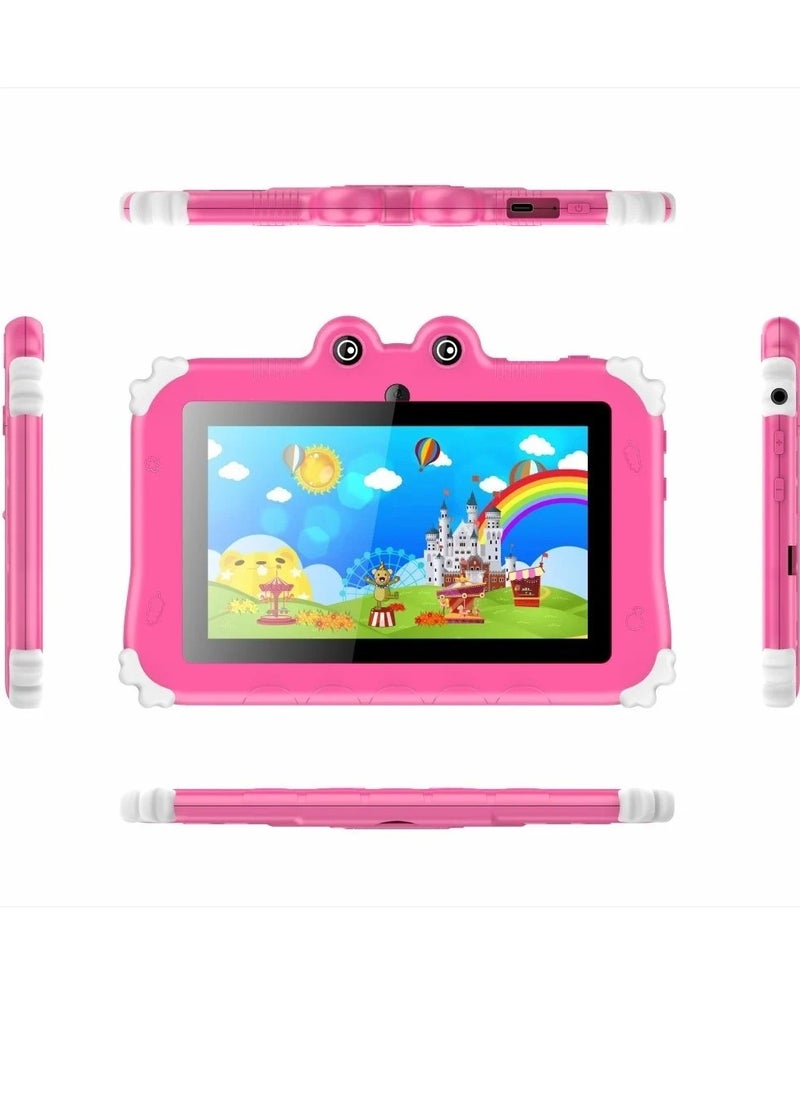 Oteeto - Oteeto 6 Kids Android Tab 128GB 4GB RAM with Accessories Pink - Image 1