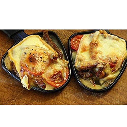 Kosmosta HONNE Non-Stick Coated Mini Grill Pan Cheese Melting Accessories for Raclettes Replacement/Additional Raclette Dishes Mini Grill Pan(4pcs) - Image 5