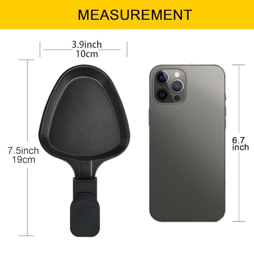 Kosmosta HONNE Non-Stick Coated Mini Grill Pan Cheese Melting Accessories for Raclettes Replacement/Additional Raclette Dishes Mini Grill Pan(4pcs) - Image 3