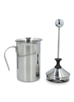 Bien Servi Lightweight Design Manual Milk Frother Silver 600 ml  - Image 1
