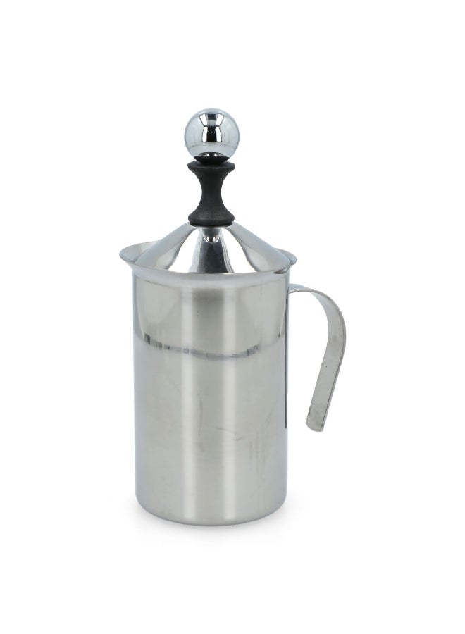 Bien Servi Lightweight Design Manual Milk Frother Silver 600 ml - Image 3