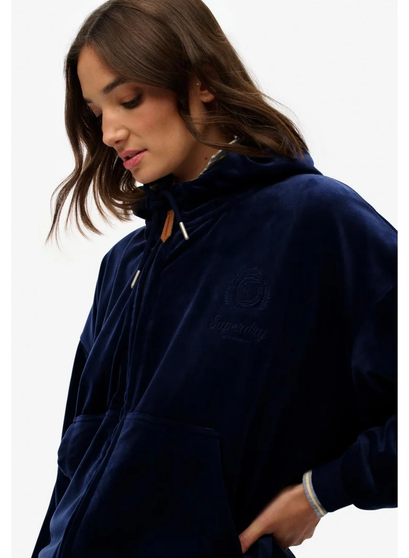 سوبر دراي كنتري كلوب فيلوور سويت شيرت بسحاب