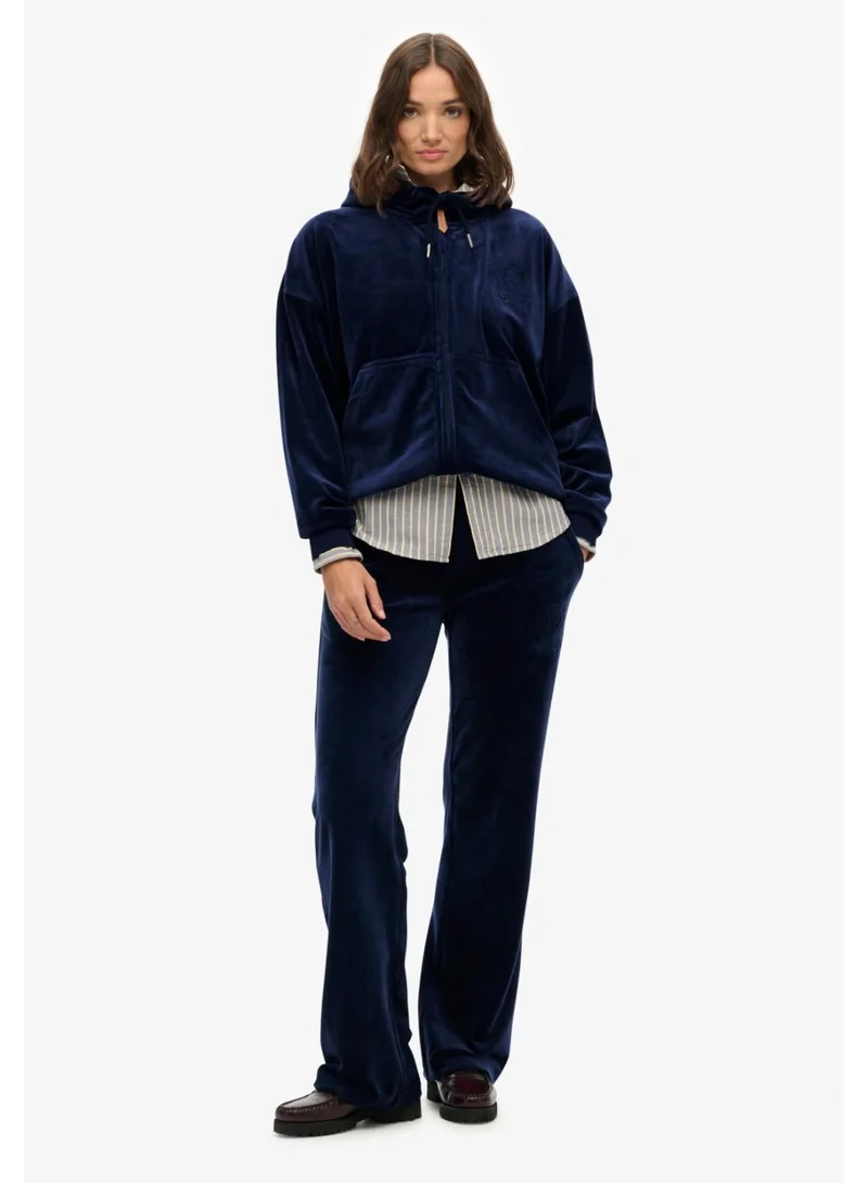 Superdry  Country Club Velour Zip Hoodie for Women | Best Price UAE