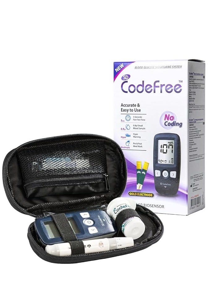 SD BIOSENSOR Code Free Blood Glucose monitoring machine Kit  - Image 1