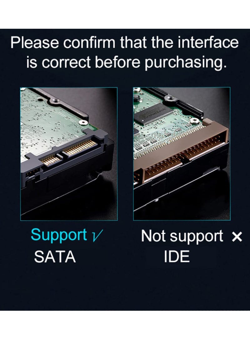 KASTWAVE USB to SATA Adapter Cable - Easy-to-Use Hard Drive Converter with Copper Core for 2.5-Inch HDD/SSD, Disk Drive to USB Data Line Connection - Image 4