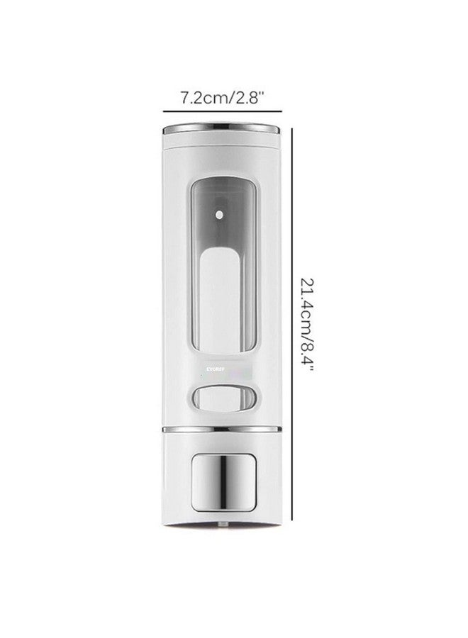 EVGREF® Multi Purpose ABS Plastic Soap Shampoo Sanitizer Conditioner Lotion Gel Dispenser for Bathroom Kitchen 400Ml (3, Capsule White) - Image 3