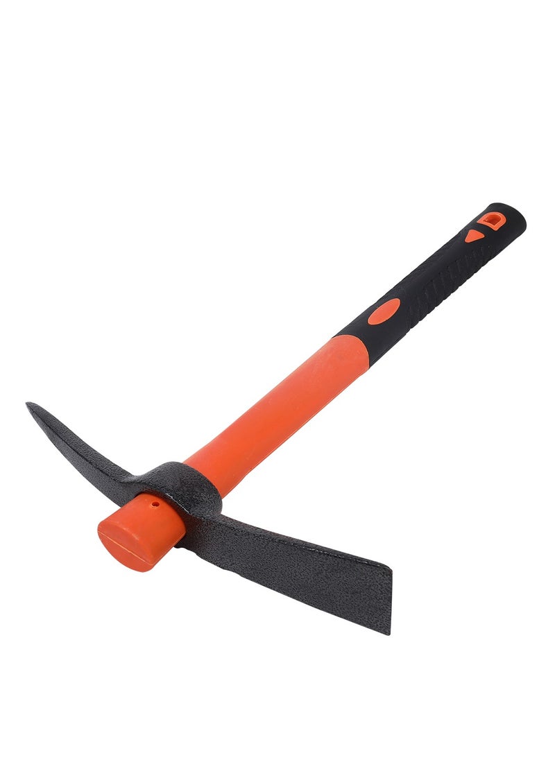 LAWAZIM Pickaxe - 400g | Forged Weeding Garden Pick Axe with Fiberglass Handle for Loosening Soil, Gardening, Camping or Prospecting  - Image 2