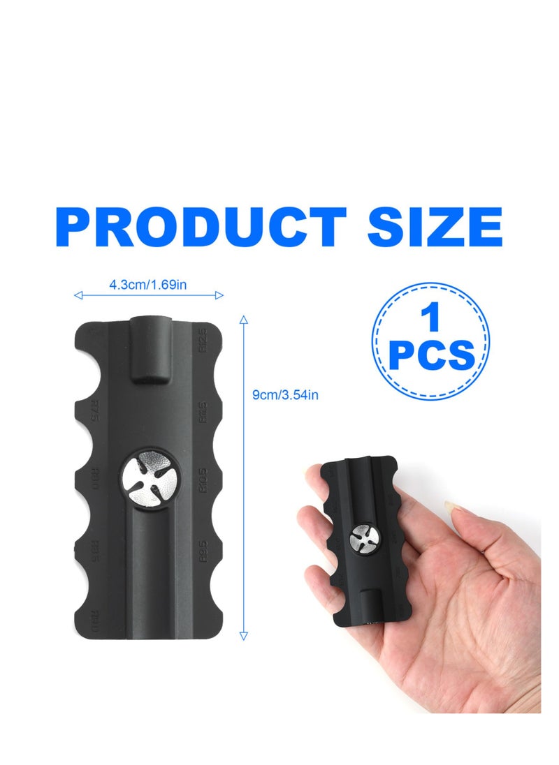 5-in-1 Cue Tip Shaper and Trimmer Tool for Snooker and Pool Cues, Durable Plastic and Stainless Steel Construction, Essential Accessory for Quick Repairs and Maintenance of Pool Table Games.
