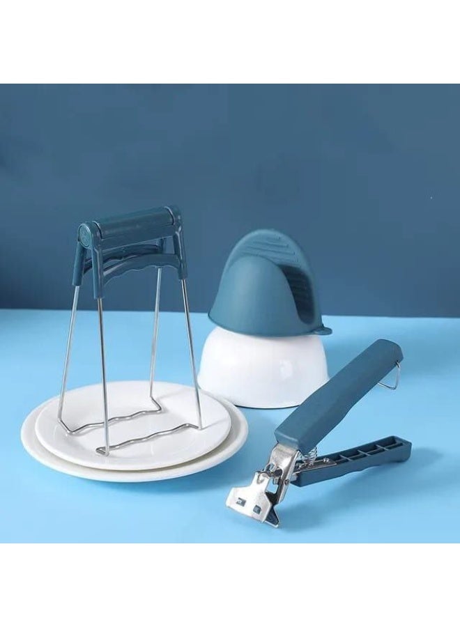 3-in-1 Heat-Resistant Silicone Pot and Dish Handle Set - Image 2