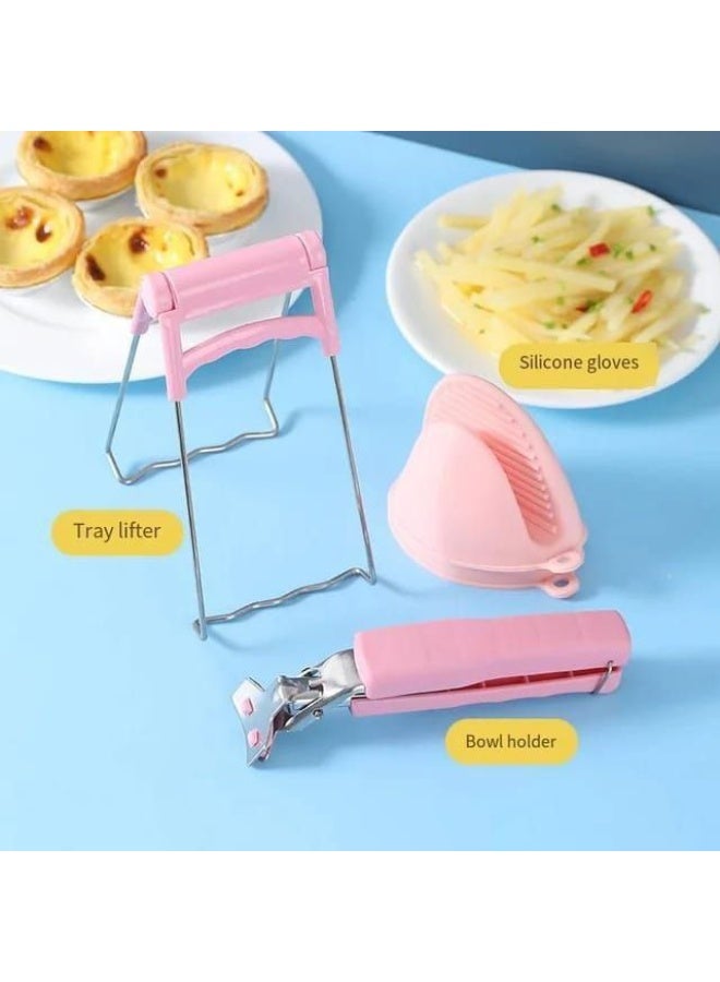 3-in-1 Heat-Resistant Silicone Pot and Dish Handle Set - Image 3