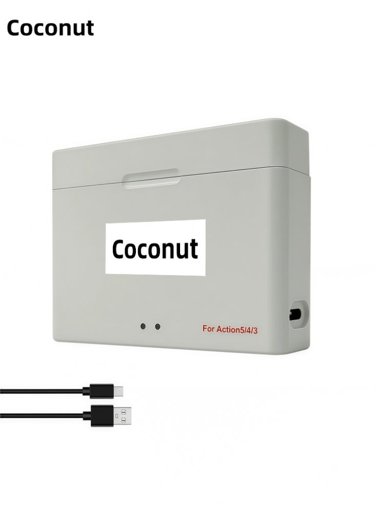 كوكونات Coconut Sports Camera Battery Storage Charger Set 80 g