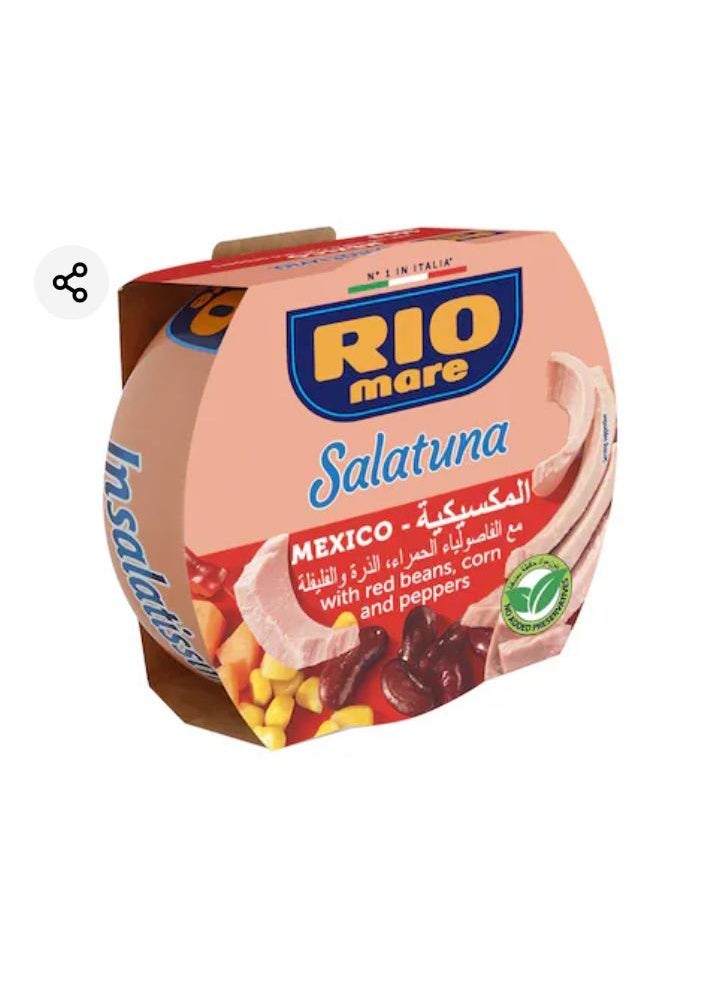 Rio Mare Salad Mexican Mix Vegetable Salad with Tuna 160g