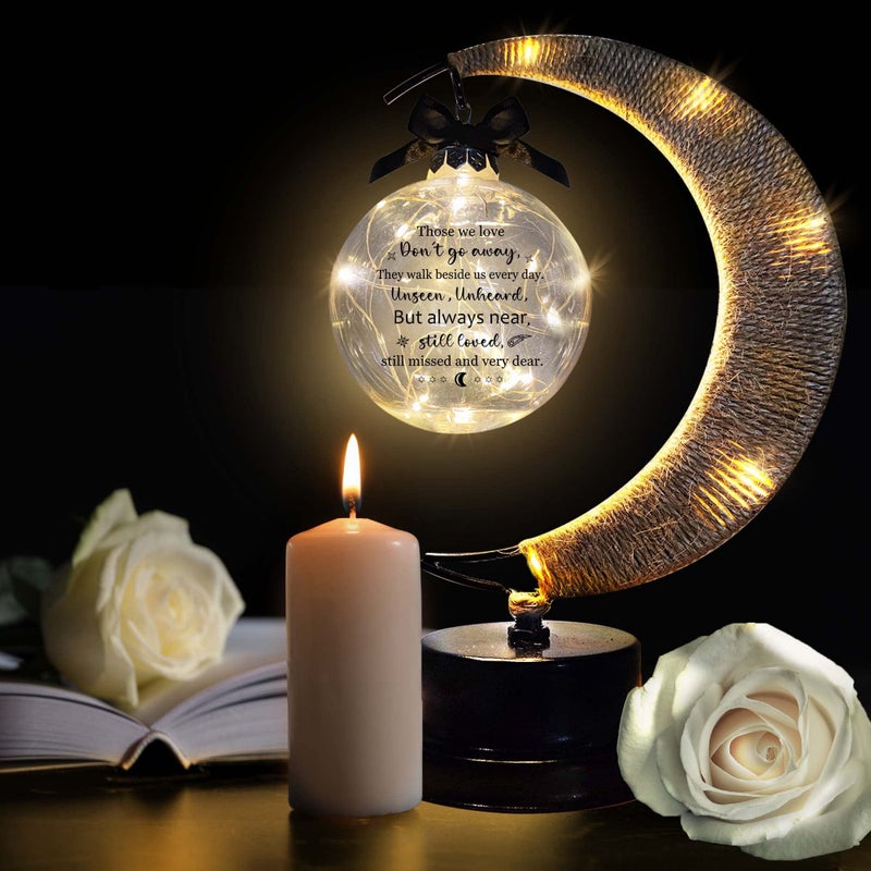 cocomong Sympathy Gift Memorial Gifts Moon Lamp for Loss of Mother Father, Bereavement Condolence Remembrance in Memory of Loved One Gifts for Loss Loved Ones - Image 2
