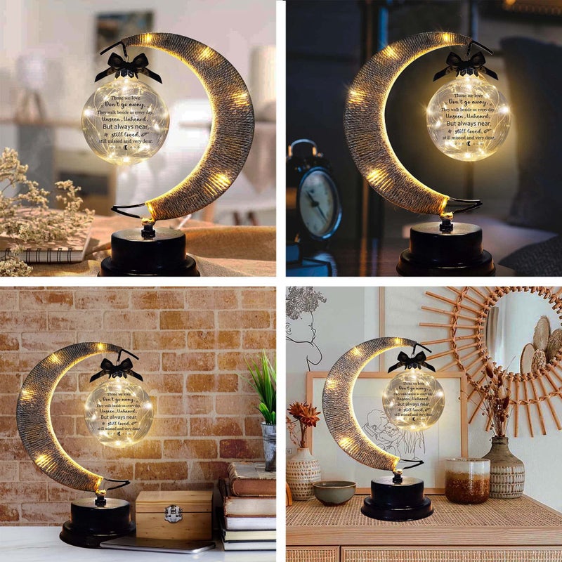 cocomong Sympathy Gift Memorial Gifts Moon Lamp for Loss of Mother Father, Bereavement Condolence Remembrance in Memory of Loved One Gifts for Loss Loved Ones - Image 5