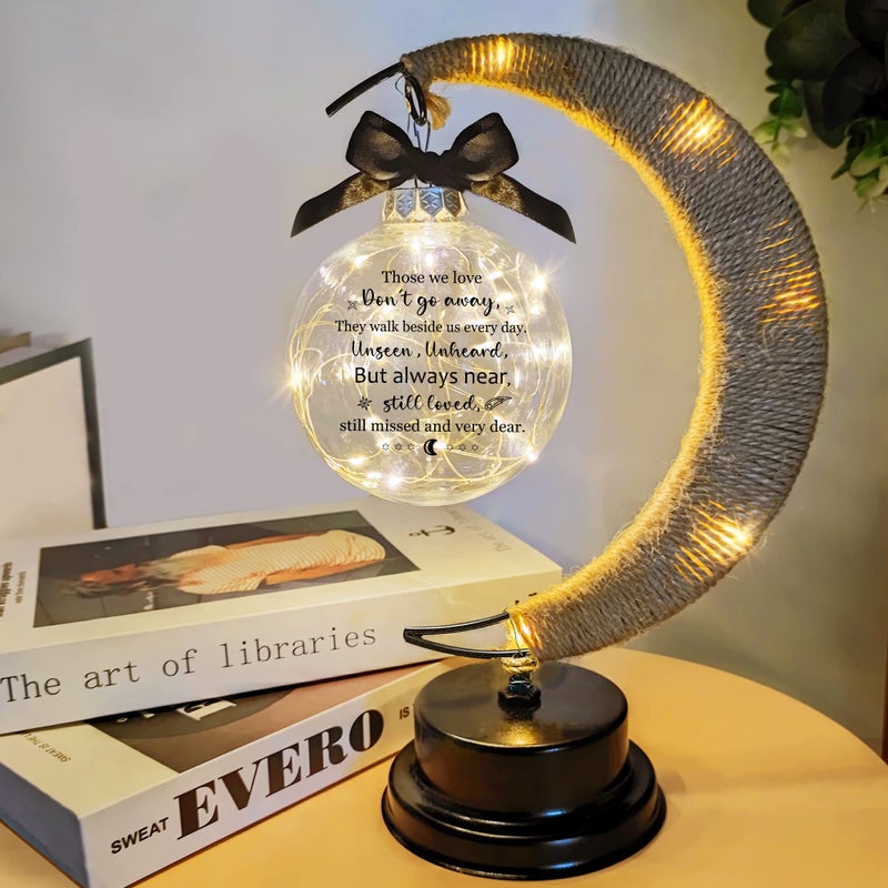 cocomong Sympathy Gift Memorial Gifts Moon Lamp for Loss of Mother Father, Bereavement Condolence Remembrance in Memory of Loved One Gifts for Loss Loved Ones - Image 1
