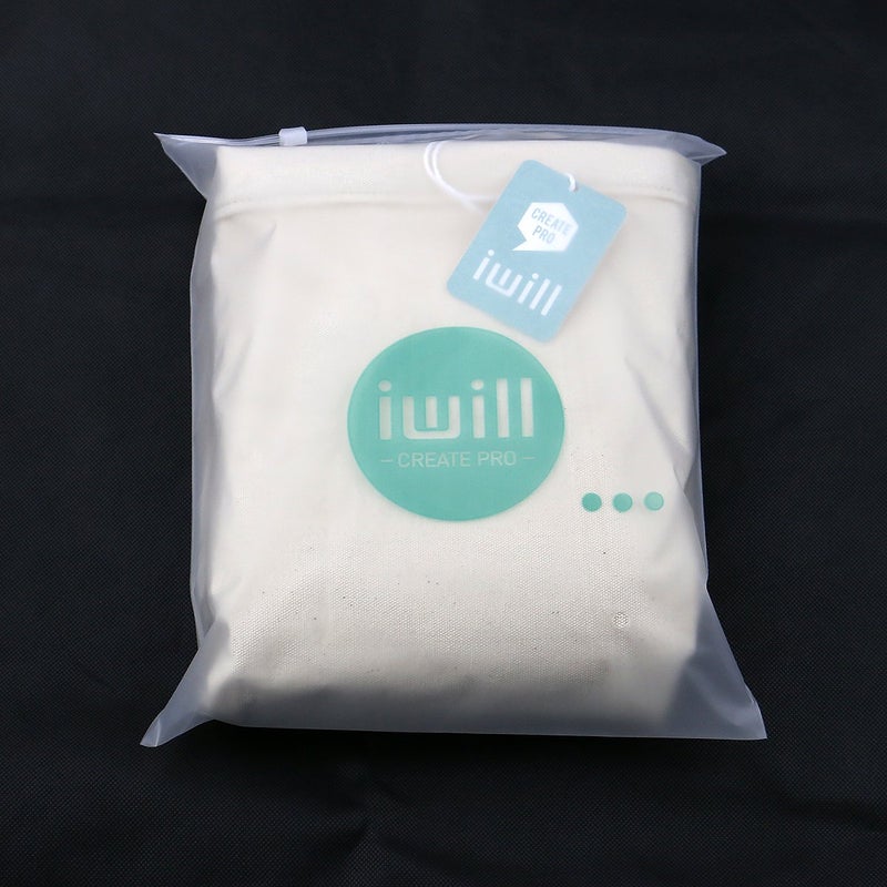 iwill CREATE PRO Canvas Household Jumbo Collapsible Storage Bag Blanket Bag Closet Soft Storage Bag Sweater Organizer Box with Zipper and 2 Strong Handles Washable in WasherBeige by iwill CREATE PRO - Image 5