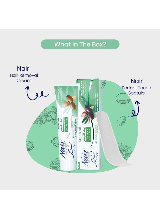 Nair Hair Removal Cream With Natural Argan Oil 110 ML - Image 2