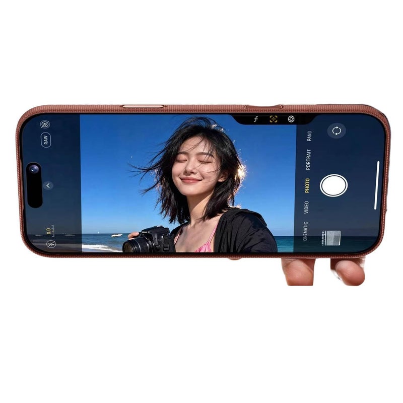 غطاء MagSafe، مغناطيس قوي, تغطية كاملة، لـ iPhone 16 / 16 Plus / 16 Pro / 16 Pro Max، بنفسجي مغناطيسي باللون البنفسجي - ModaStar - Image 3