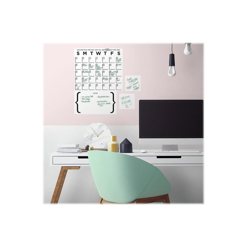 RoomMates RMK3726GM Dry Erase/Whiteboard Calendar Peel and Stick Giant Wall Decals - Image 2