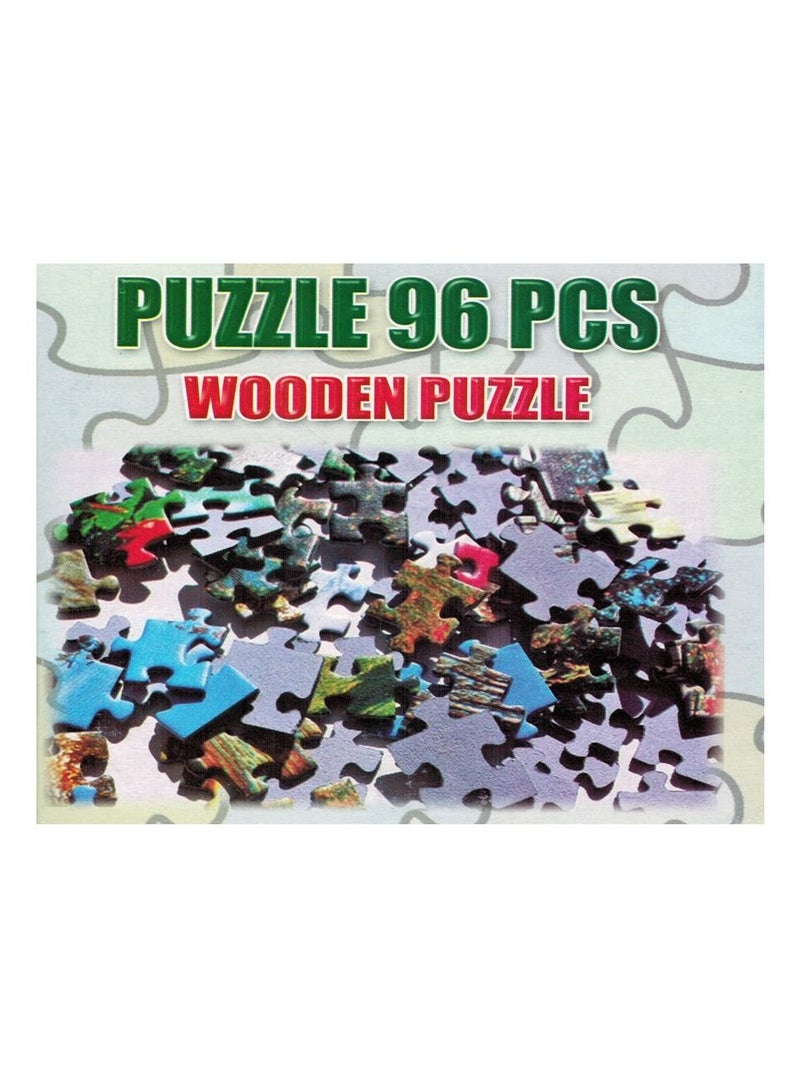 Wooden Puzzle 96 Pcs Tiger