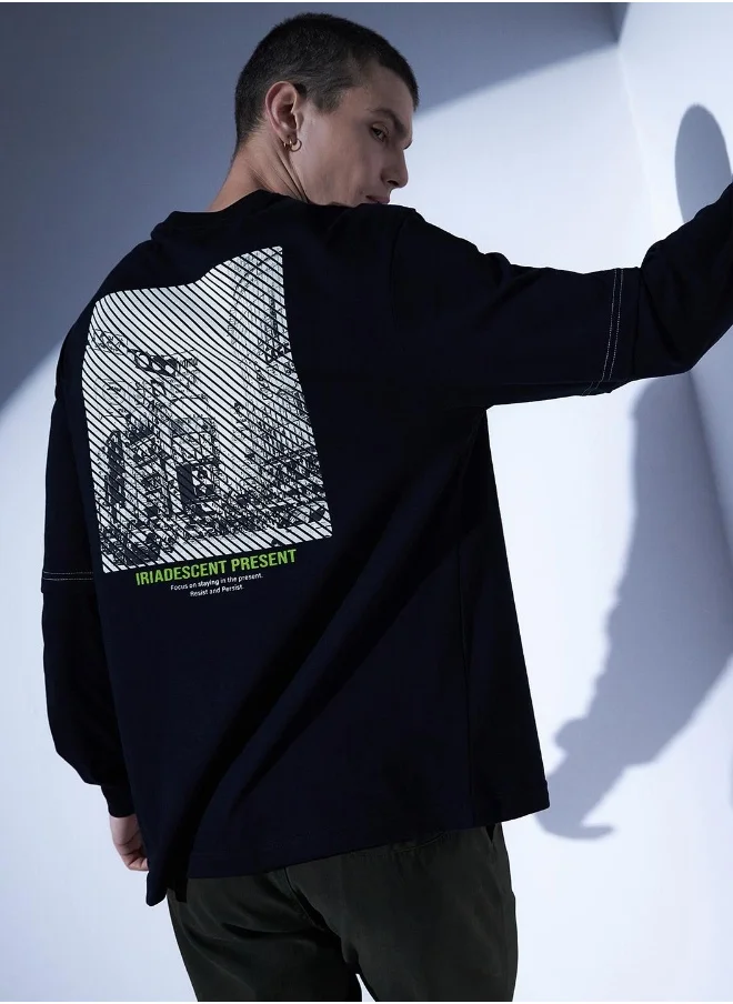 Hubberholme Black T-Shirt For Men