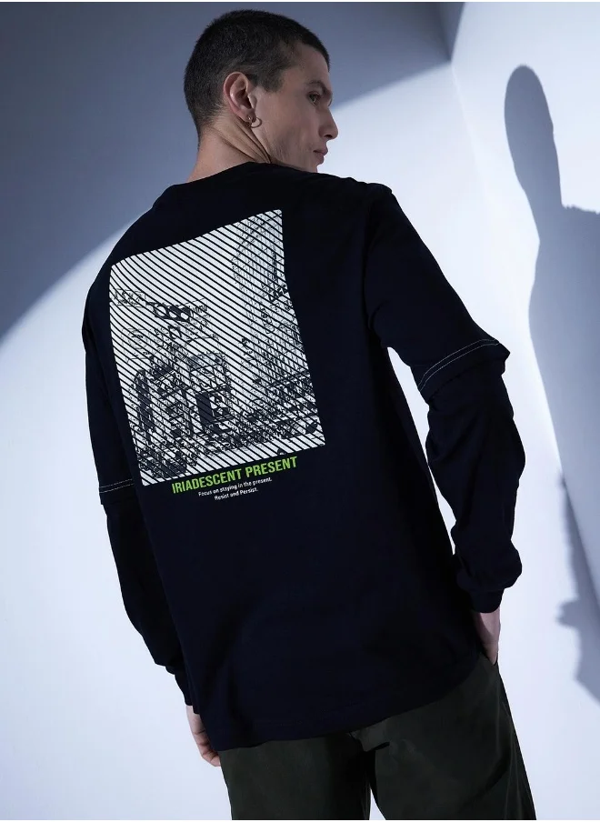 Hubberholme Black T-Shirt For Men