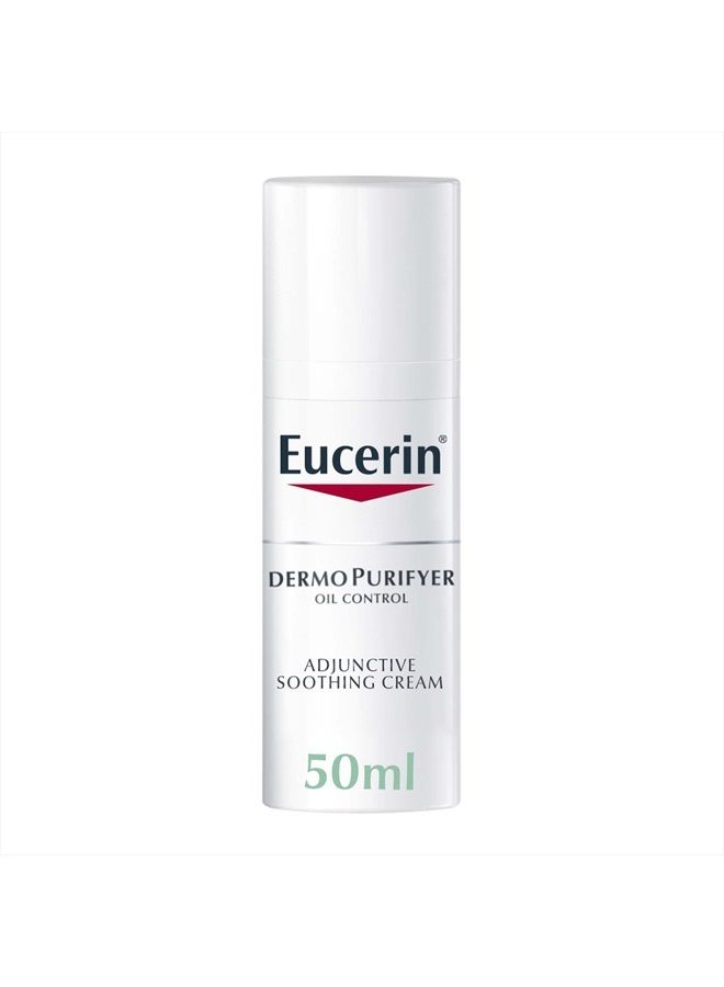 Eucerin Dermo Purifyer Oil Control Adjunctive Soothing Cream 50ml - Image 1