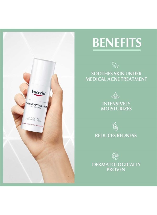Eucerin Dermo Purifyer Oil Control Adjunctive Soothing Cream 50ml - Image 3