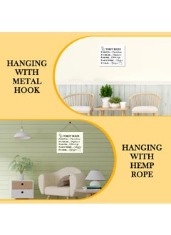AWDSTN Toilet Rules Sign Wooden Picture Frame Home Wall Decor Housewarming Gifts for Friends Family Coworker Funny Wall Art Hanging Wall Plaque Home Sign for Farmhouse Bathroom Toilet Restroom 54  - Image 3