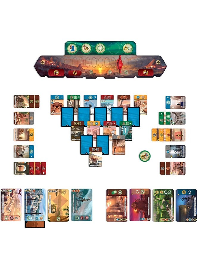 Asmodee 7 Wonders Duel Board Game BASE GAME - Intense Two-Player Battles in the Ancient World, Strategy Game for Kids and Adults, Ages 10+, 2 Players, 30 Minute Playtime - Image 4
