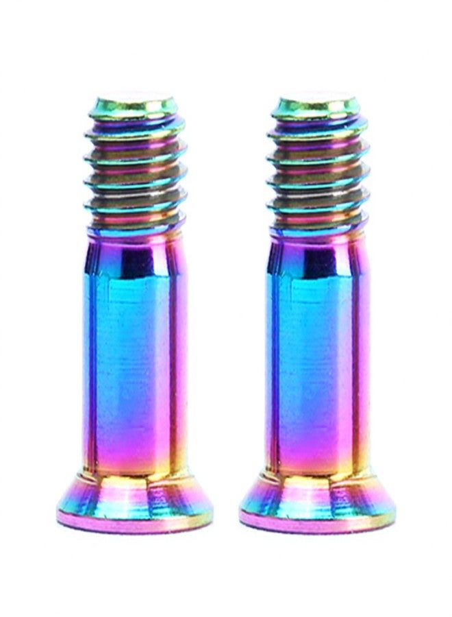 ريسك مسمار توجيه عجلة ناقل الحركة الخلفي للدراجات الهوائية من التيتانيوم من RISK، قطعتان، مناسب للدراجات الجبلية والطرق، مقاس M5×14.2 مم. - Image 1