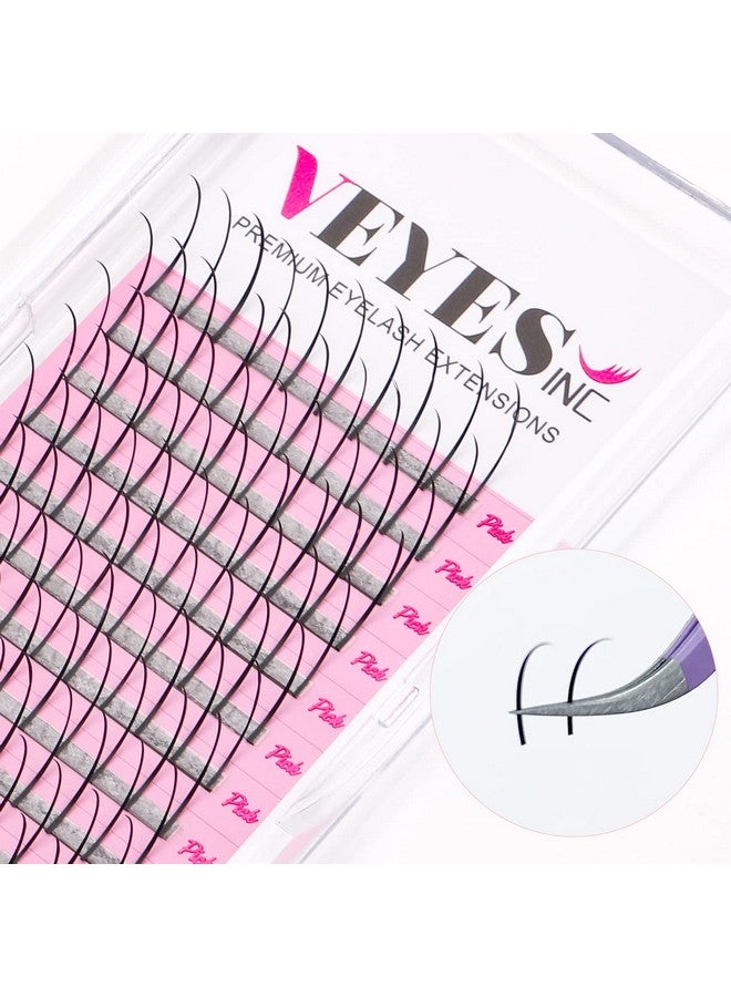 VEYES INC تمديدات رموش سبايكس 0.07 C كيرل 816 مم أطوال مختلطة صينية رموش فاخرة لوازم محترفين لتقنية الرموش (أسود غير لامع) - Image 2