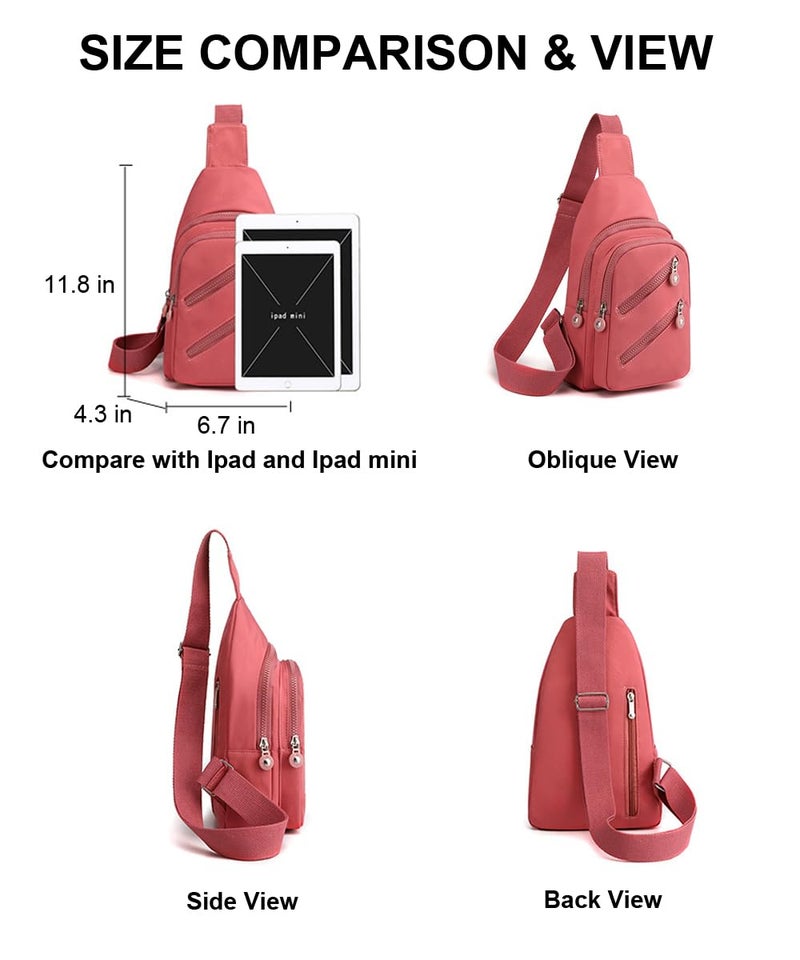 Hiflyer Crossbody Bags Trendy, Fanny Packs Cross Body, Sling Bag for Women - Colorful Bramble - Image 5