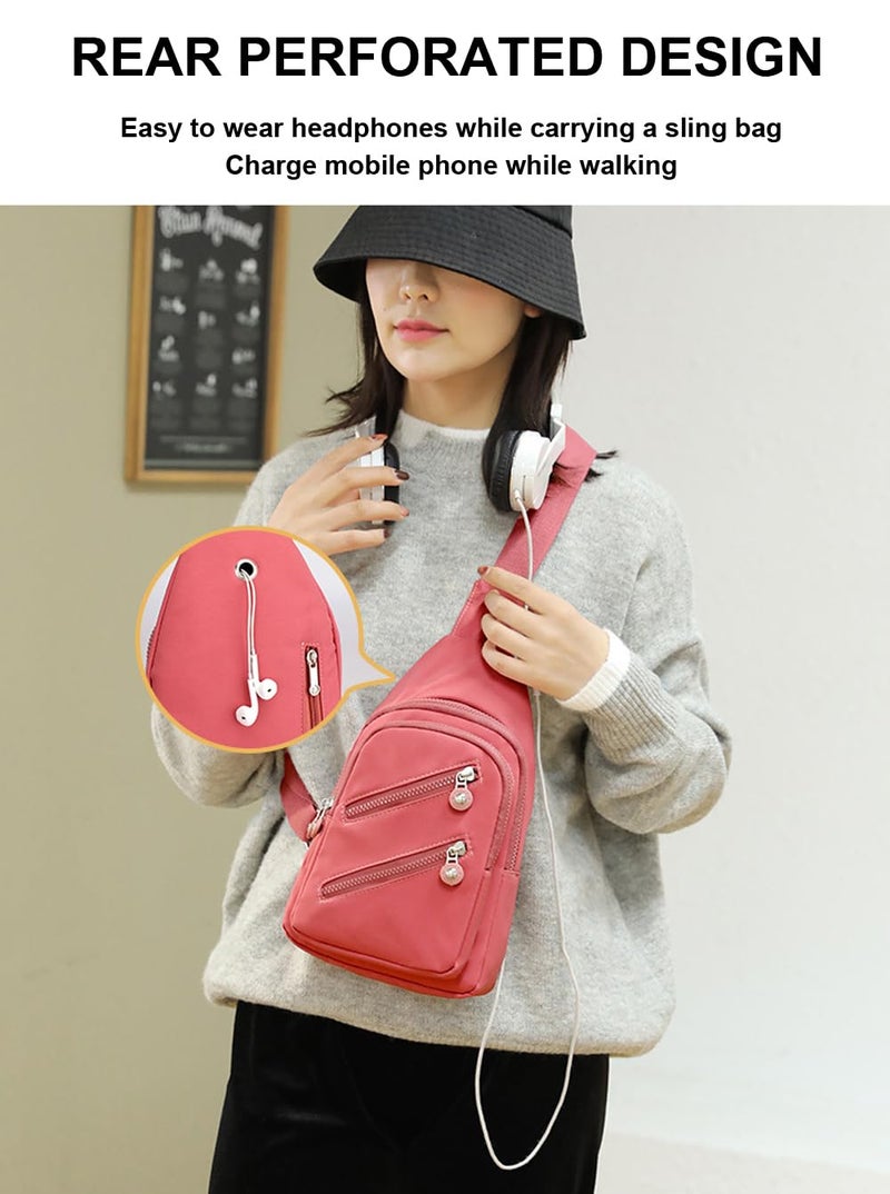 Hiflyer Crossbody Bags Trendy, Fanny Packs Cross Body, Sling Bag for Women - Colorful Bramble - Image 3