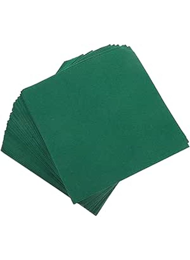 FOMIYES Green Disposable Napkins 25 Pack Absorbent Dinner Towels For Party Wedding Banquet - Image 1