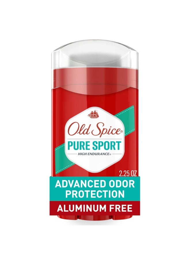 Old Spice مزيل العرق عالي التحمل للرجال، رائحة رياضية نقية، 2.25 أونصة - Image 1