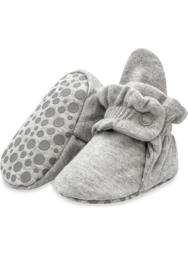 Zutano Zutano unisex-baby Organic Cotton Booties Classic  - Image 1