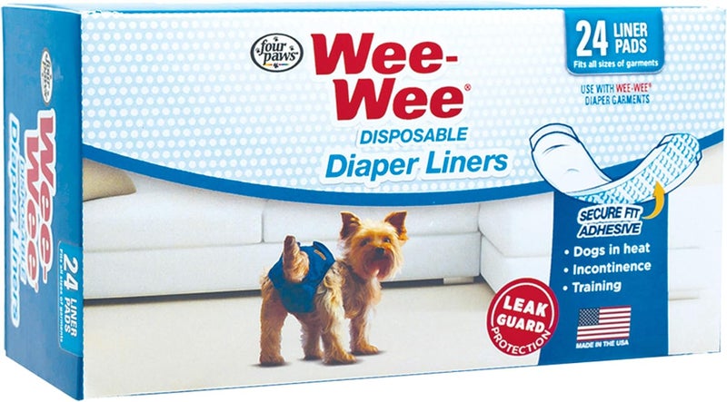 Four Paws Wee-Wee Disposable Dog Diaper Liners - 24 Count - Image 5