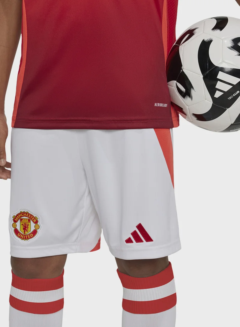 Adidas Youth Manchester United 24/25 Stadium Home Shorts