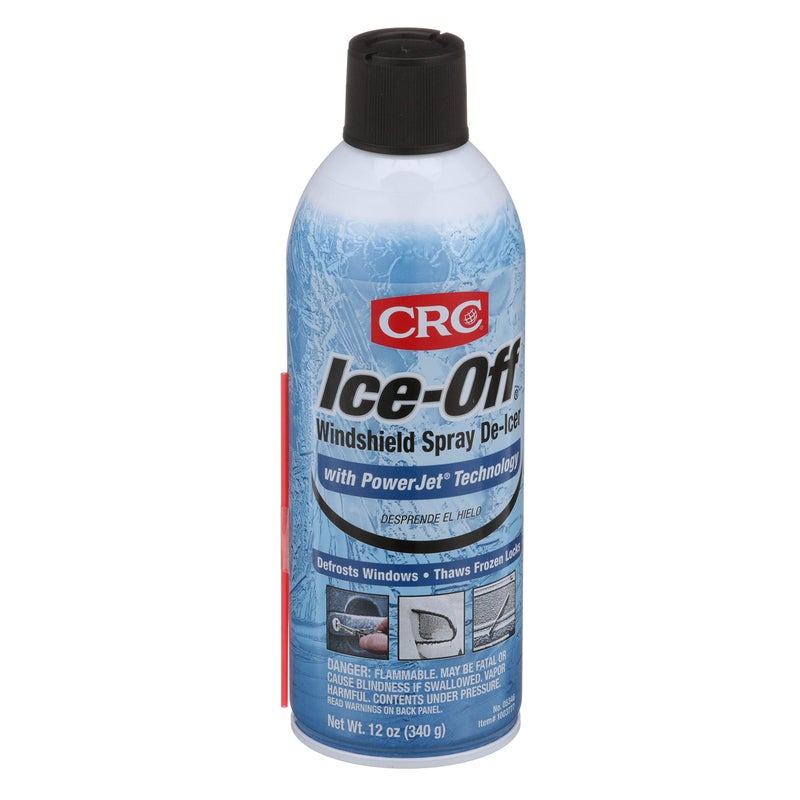 CRC رذاذ مزيل الجليد لزجاج السيارة CRC Ice-Off، 12 أونصة، 05346 - Image 1