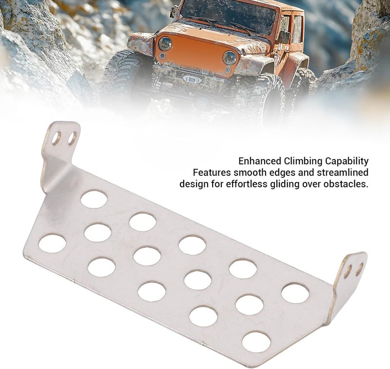 RiToEasysports RC Skid Plate, High Strength Alloy Axle and Steering Protection for VS4 10 Crawler, Durable Off-Road Guard for RC Hobbyists, Rock Crawling, Competitive Racing - Image 4