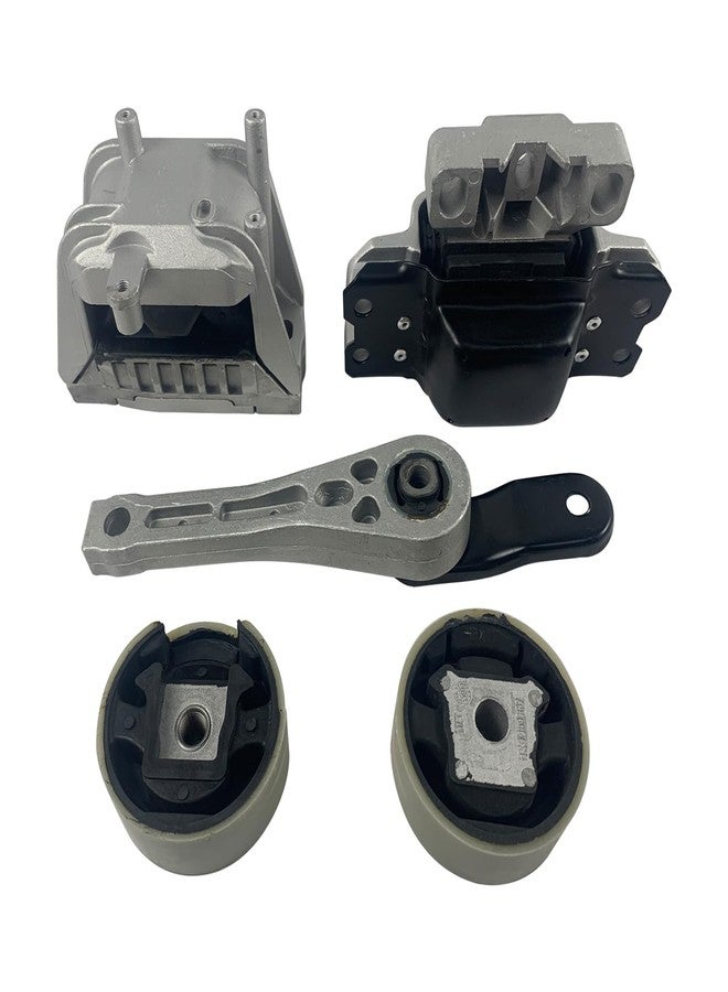 BST BSSP Engine Motor & Transmission Mount Kit Compatible with Volkswagen 2006-2010 Jetta 2.5L for 12-14 VW Beetle for 10-14 Golf 2.5 Jetta for 06-09 Wolkswagen Rabbit 1K0199262BC 1K0199262BC - Image 1