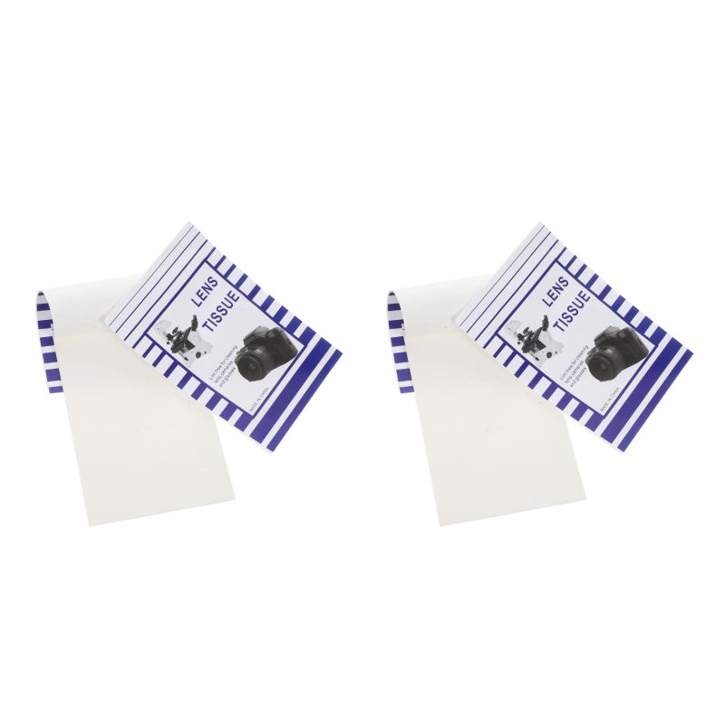 200 Pcs Dust-Free Microscope Camera Lens Cleaning Paper Supply (White) - Image 5